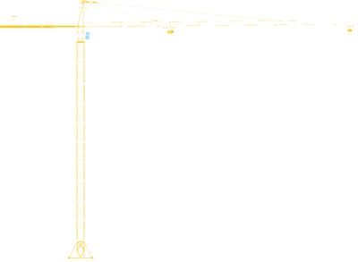 POTAIN MD 310 TOPKIT 16t TOWER CRANE