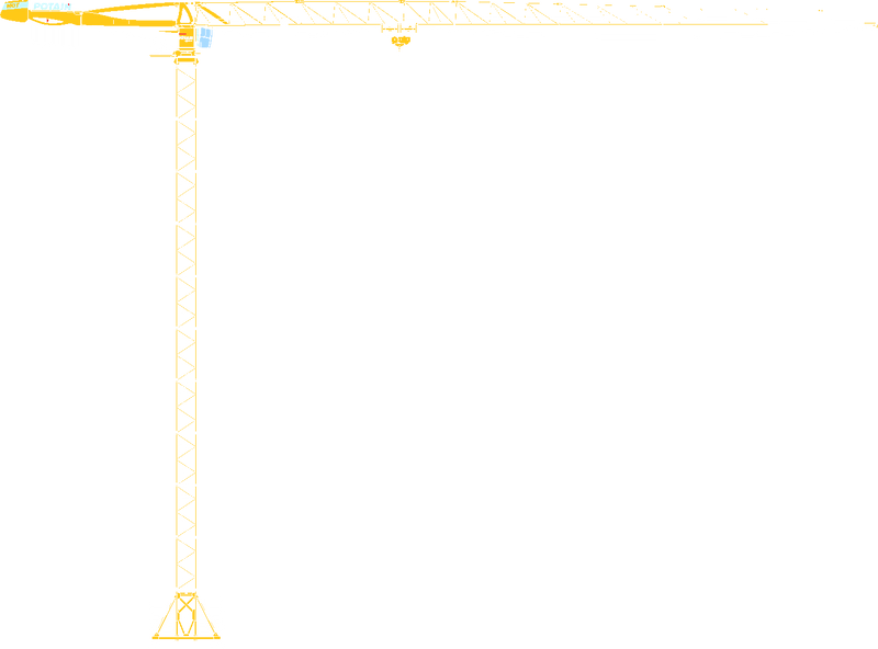 POTAIN MDT 268 12t TOWER CRANE