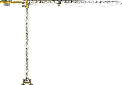 POTAIN MDT 389 16t TOWER CRANE