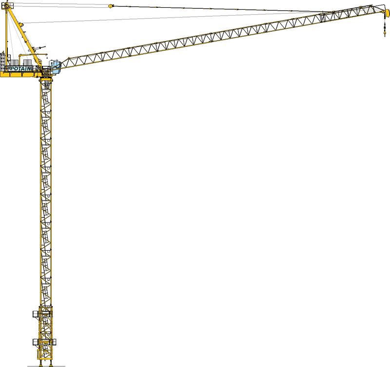 POTAIN MR 295 25t TOWER CRANE